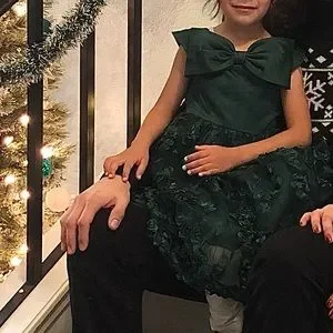 green emerald velvet dress Kennedy Blue Macy Bridesmaid Dress main image 1
